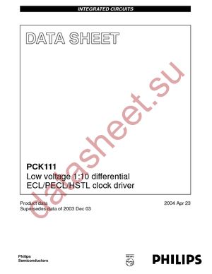 PCK111BD,118 datasheet  
